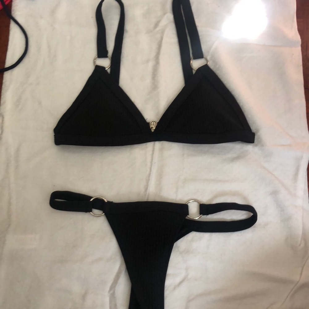 black bikini